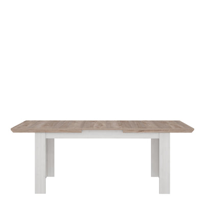 Illopa Extending Dining Table 160-207cm in Oak Nelson/Snowy Oak – FTG, view 2