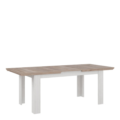Illopa Extending Dining Table 160-207cm in Oak Nelson/Snowy Oak – FTG, view 3