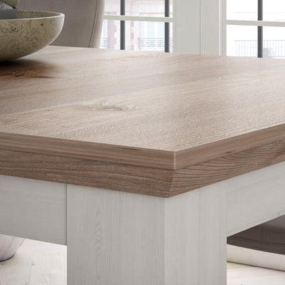 Illopa Extending Dining Table 160-207cm in Oak Nelson/Snowy Oak – FTG, view 5