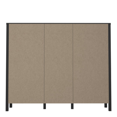High Rock Shelf Unit in Matt Black/Riviera Oak – FTG, view 6