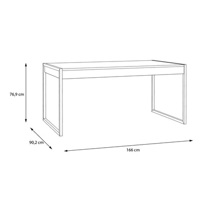 High Rock Dining Table in Riviera Oak – FTG, view 8