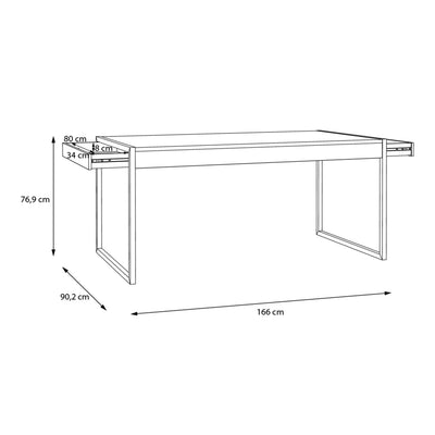 High Rock Dining Table in Riviera Oak – FTG, view 9