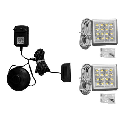 LED Down Light Set for Cabinets with Foot Switch – FTG