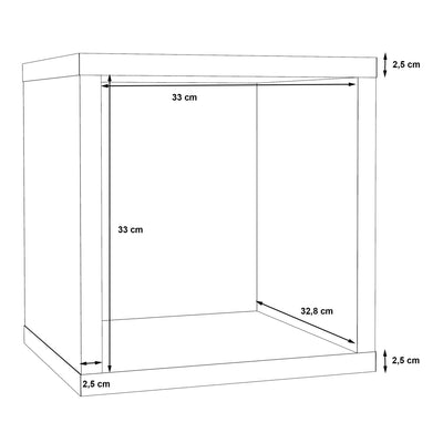 Mauro Singular Storage Unit in Artisan Oak – FTG, view 8