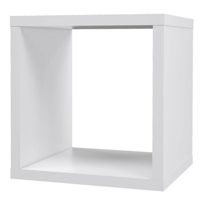 Mauro Singular Storage Unit in White High Gloss/White – FTG, view 3