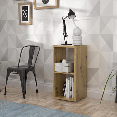 Mauro 1 Shelf Storage Unit in Artisan Oak – FTG, view 3