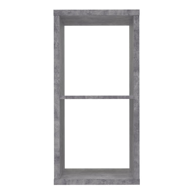 Mauro 1 Shelf Storage Unit in Concrete Grey – FTG, view 2