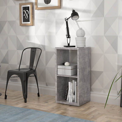 Mauro 1 Shelf Storage Unit in Concrete Grey – FTG, view 4
