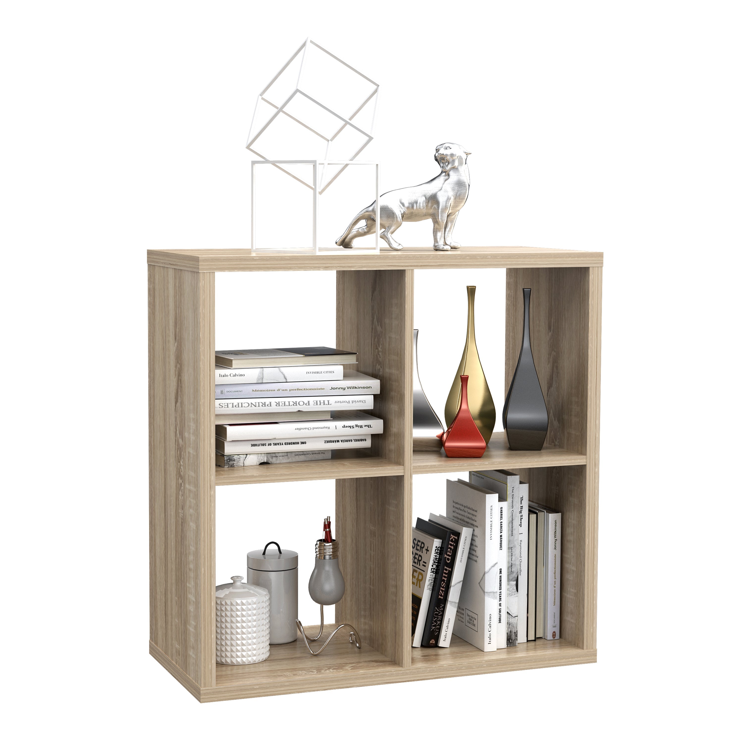 Mauro 2x2 Storage Unit in Sonoma Oak – FTG, view 3