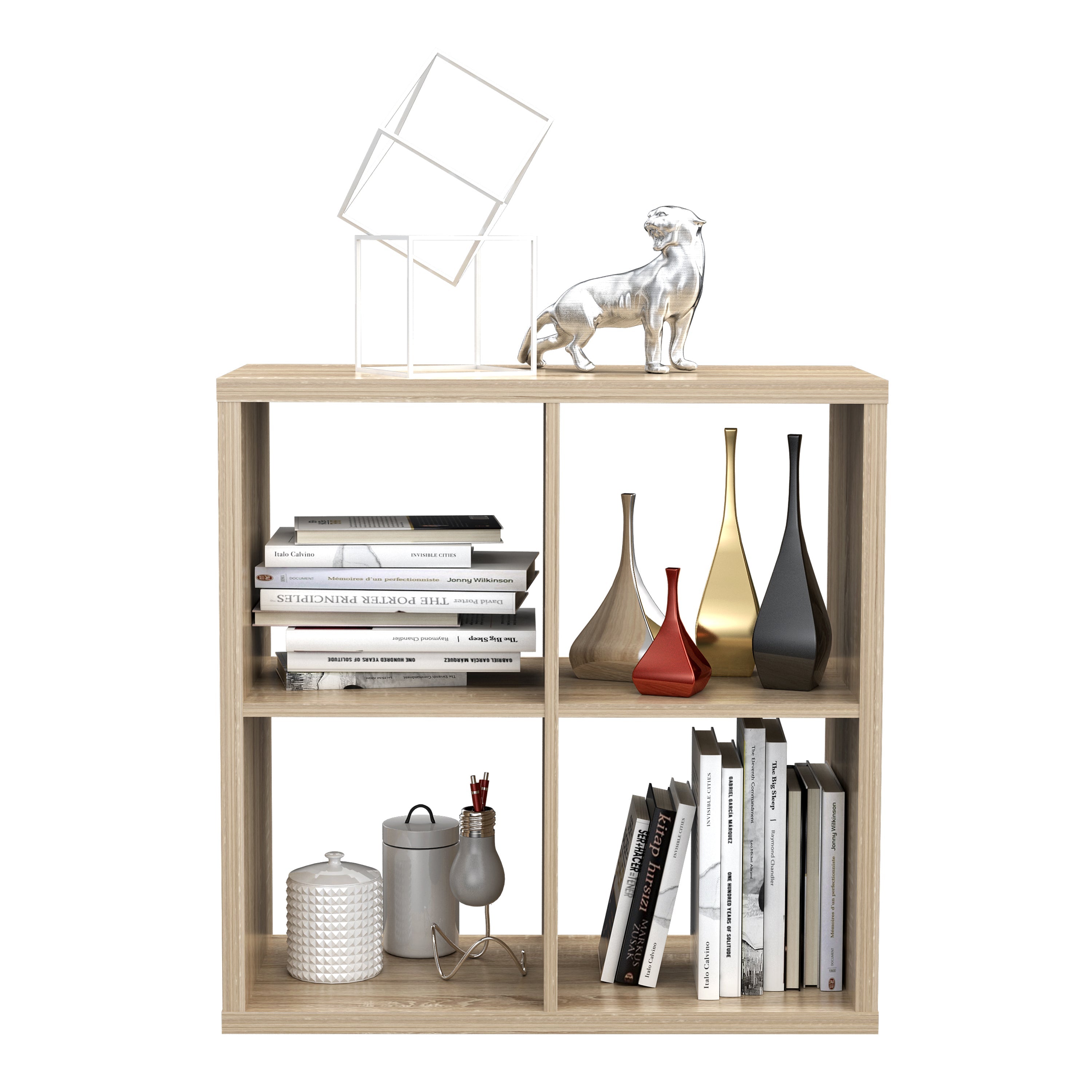 Mauro 2x2 Storage Unit in Sonoma Oak – FTG, view 4