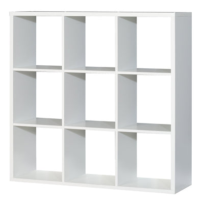 Mauro 3x3 Storage Unit in Matt White – FTG, view 3