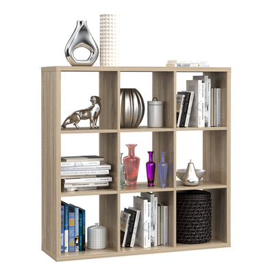 Mauro 3x3 Storage Unit in Sonoma Oak – FTG, view 3