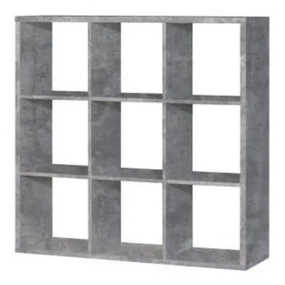 Mauro 3x3 Storage Unit in Concrete Grey – FTG, view 2