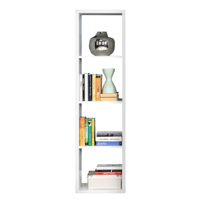 Mauro 3 Shelves Storage Unit in Matt White – FTG, view 6
