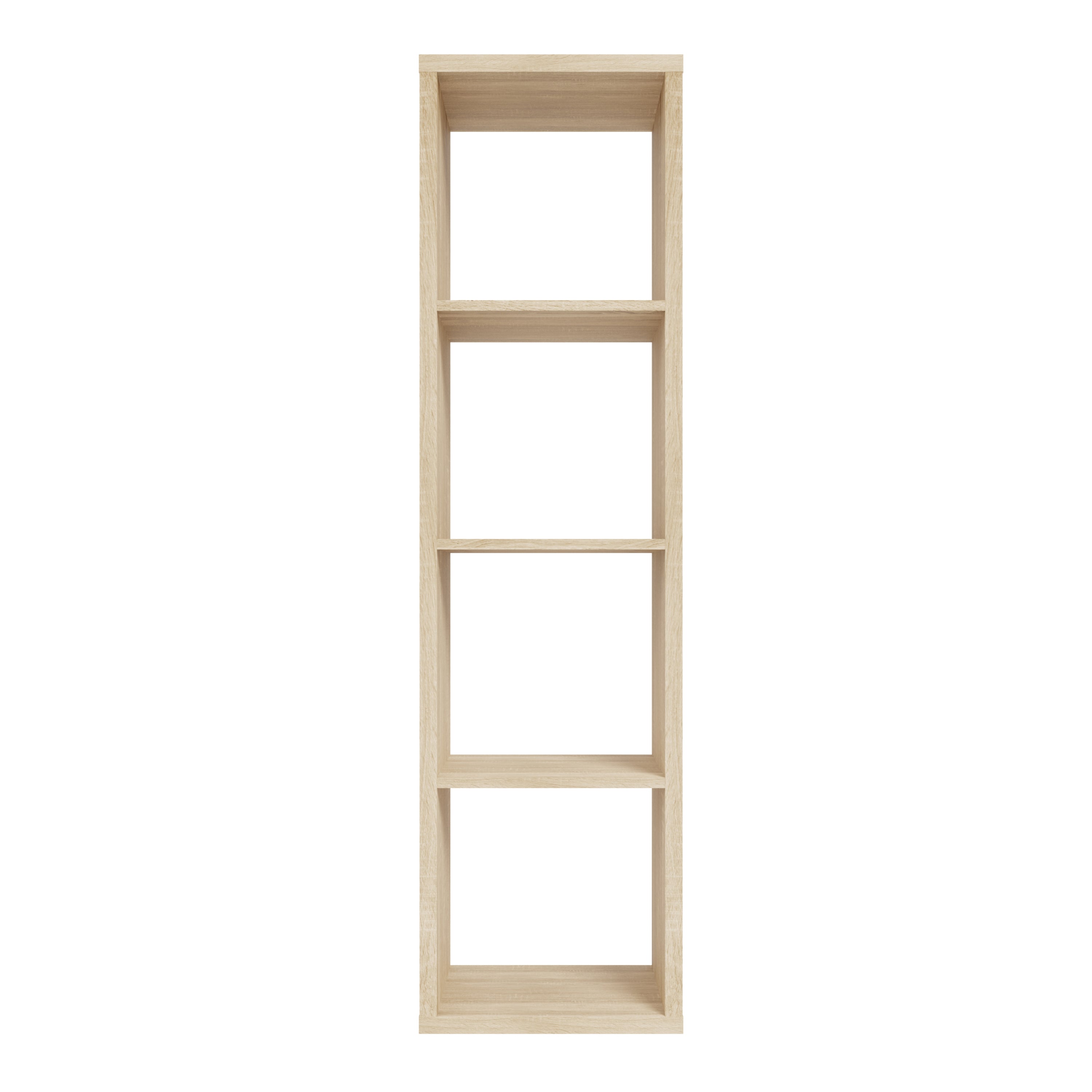 Mauro 3 Shelves Storage Unit in Sonoma Oak – FTG, view 2