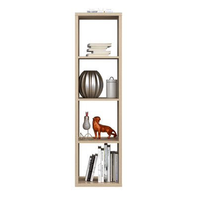 Mauro 3 Shelves Storage Unit in Sonoma Oak – FTG, view 5