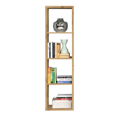 Mauro 3 Shelves Storage Unit in Artisan Oak – FTG, view 4