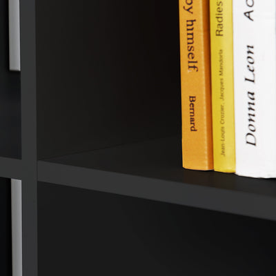 Mauro 3 Shelves Storage Unit in Matt Black – FTG, view 5