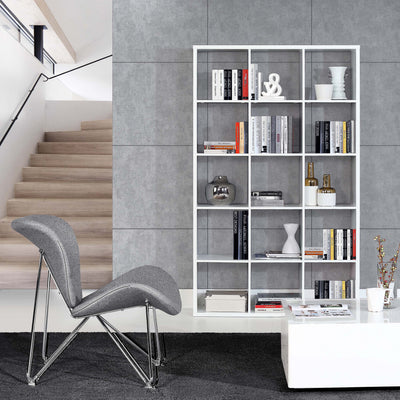 Mauro 3x5 Storage Unit in Matt White – FTG, view 4