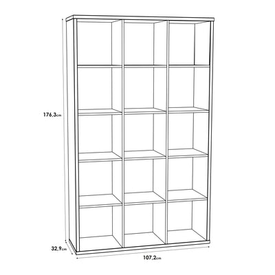 Mauro 3x5 Storage Unit in Matt White – FTG, view 8