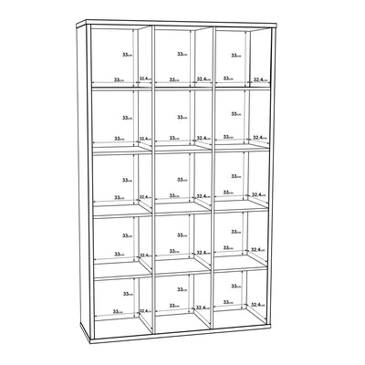 Mauro 3x5 Storage Unit in Matt White – FTG, view 9
