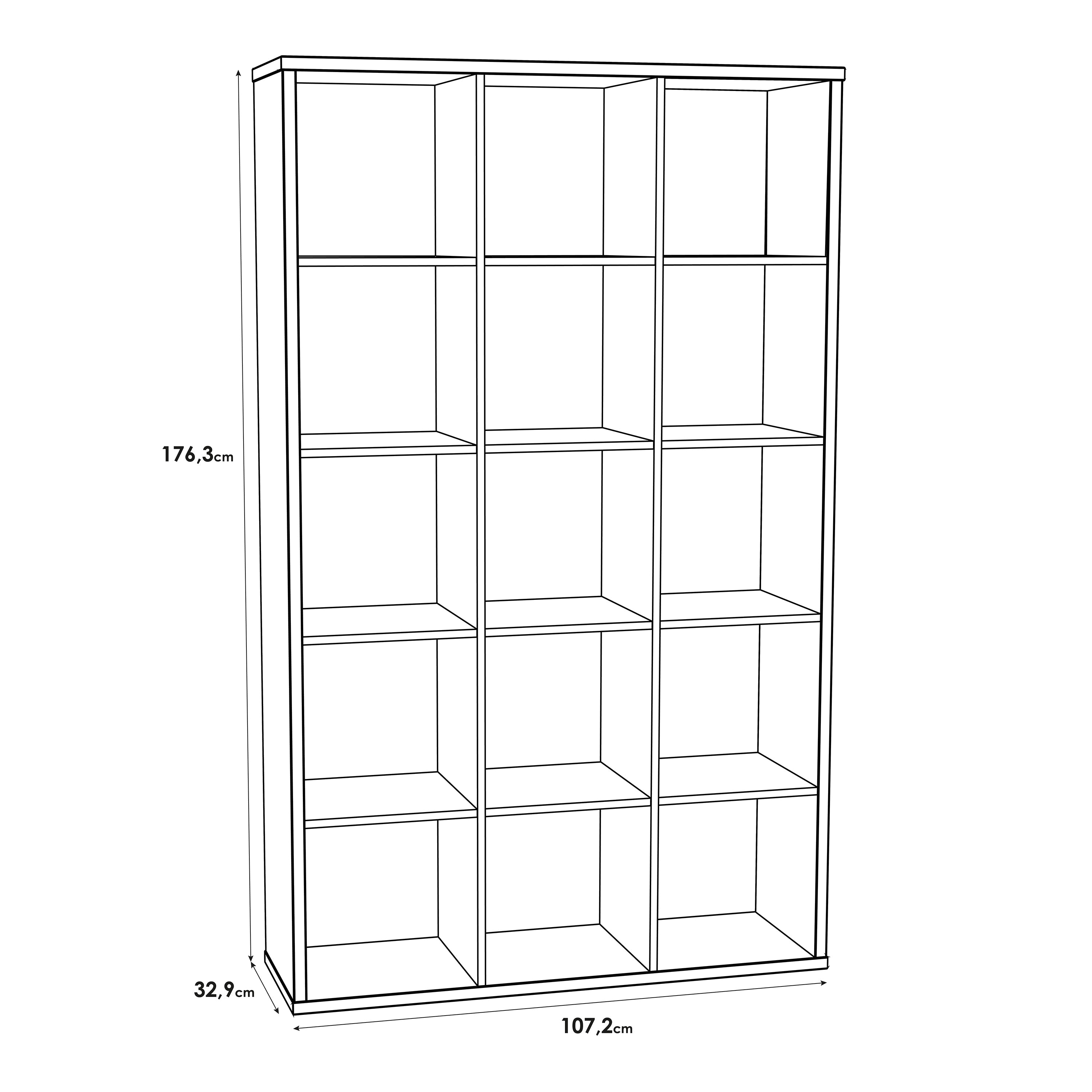 Mauro 3x5 Storage Unit in Sand Oak – FTG, view 6
