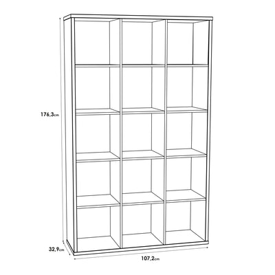 Mauro 3x5 Storage Unit in Sonoma Oak – FTG, view 6