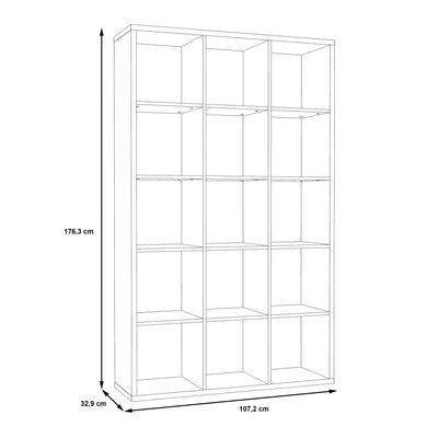 Mauro 3x5 Storage Unit in Matt Black – FTG, view 7