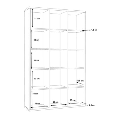 Mauro 3x5 Storage Unit in Matt Black – FTG, view 8