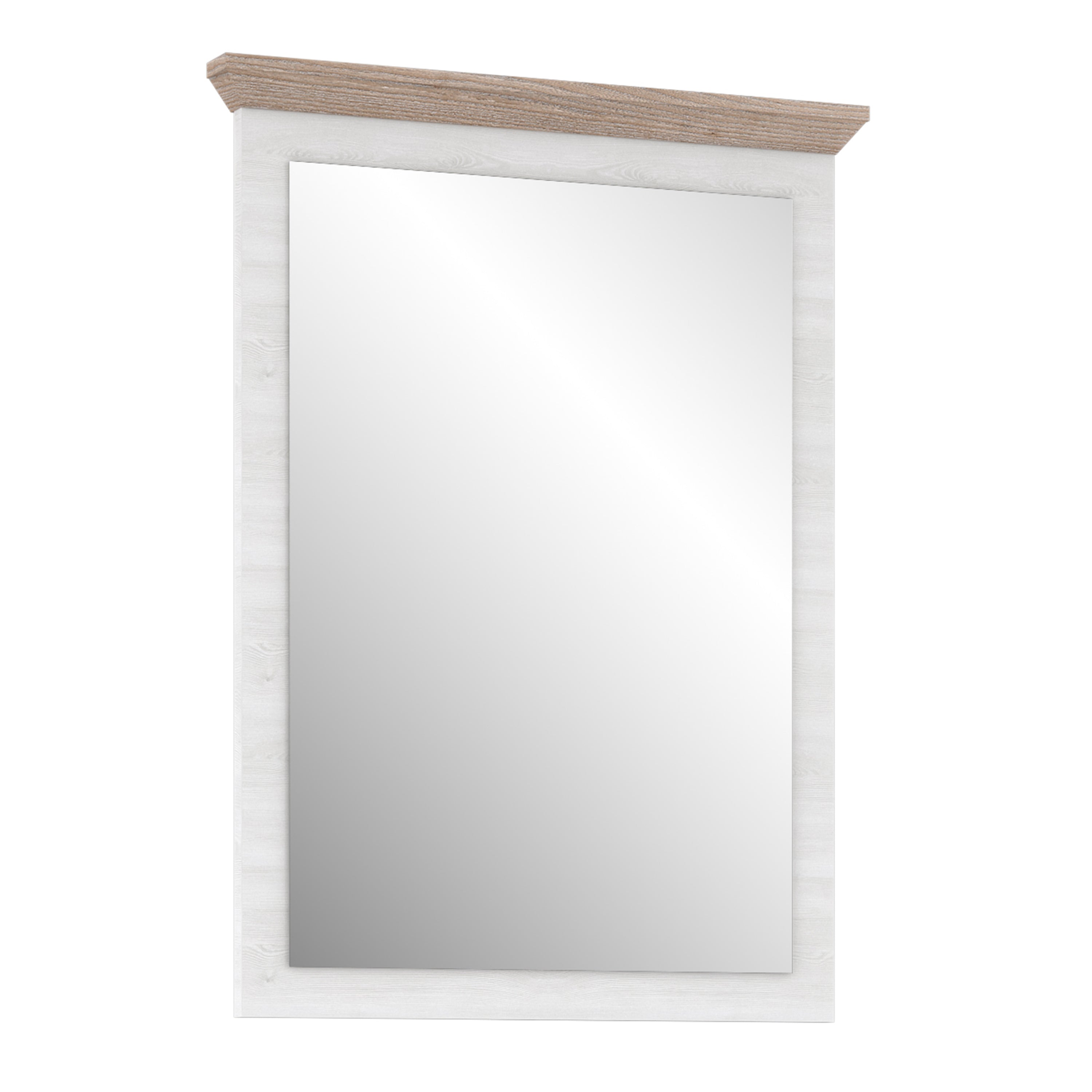 Illopa Mirror in Oak Nelson/Snowy Oak – FTG