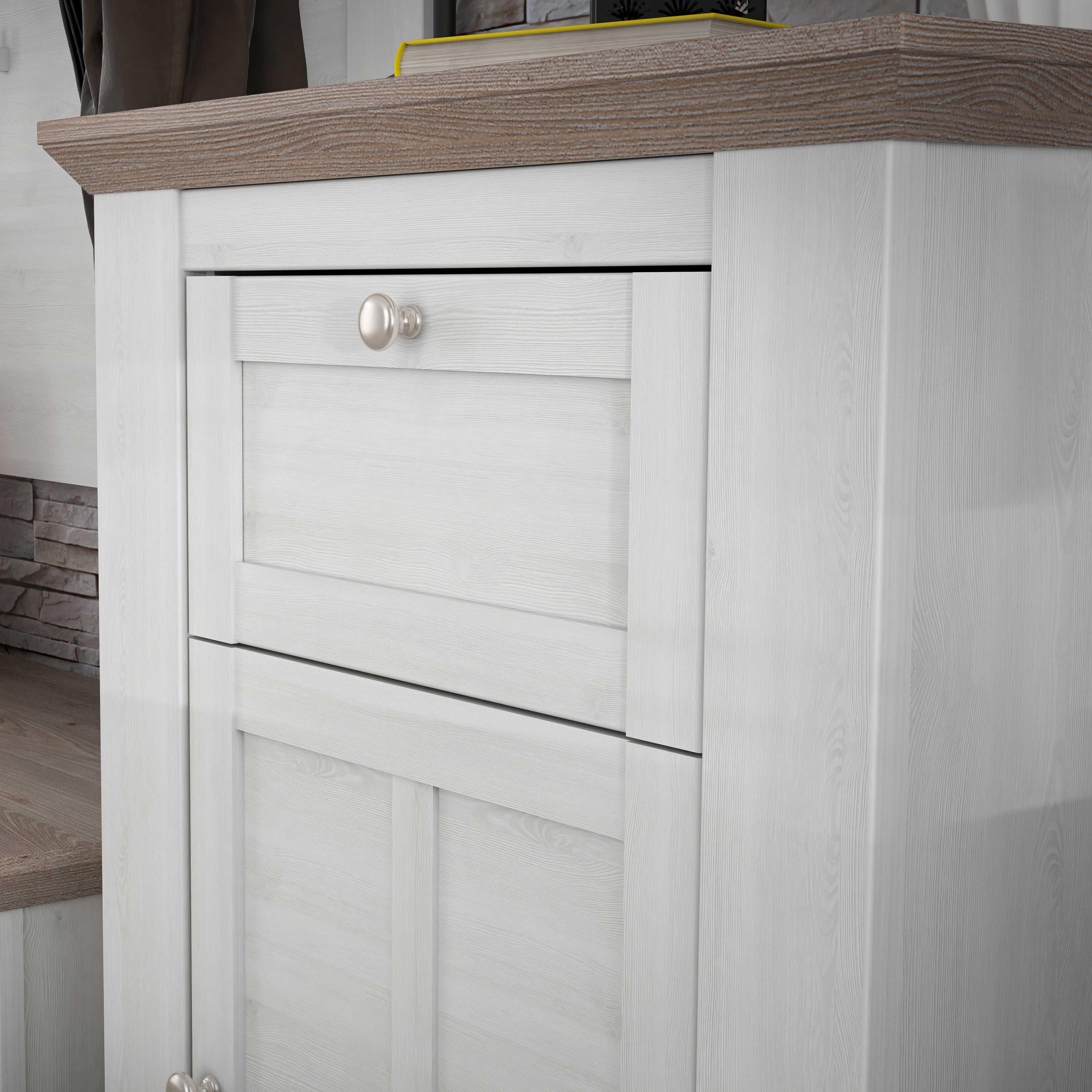 Illopa Chest of Drawers in Oak Nelson/Snowy Oak – FTG, view 7
