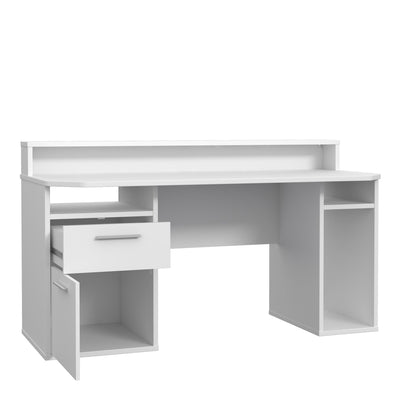 Tezaur White Gaming Desk with Colour Changing LED – FTG, view 3