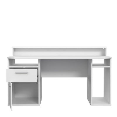 Tezaur White Gaming Desk with Colour Changing LED – FTG, view 4
