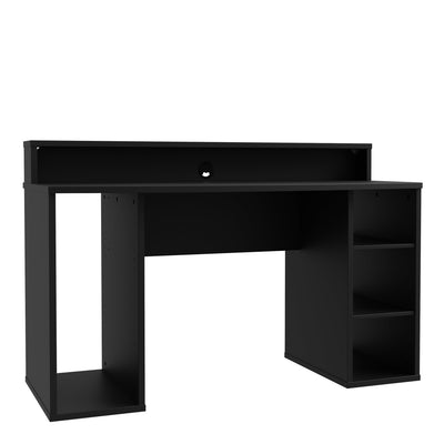 Tezaur Black Gaming Desk with Colour Changing LED – FTG