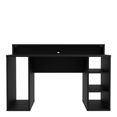 Tezaur Black Gaming Desk with Colour Changing LED – FTG, view 2