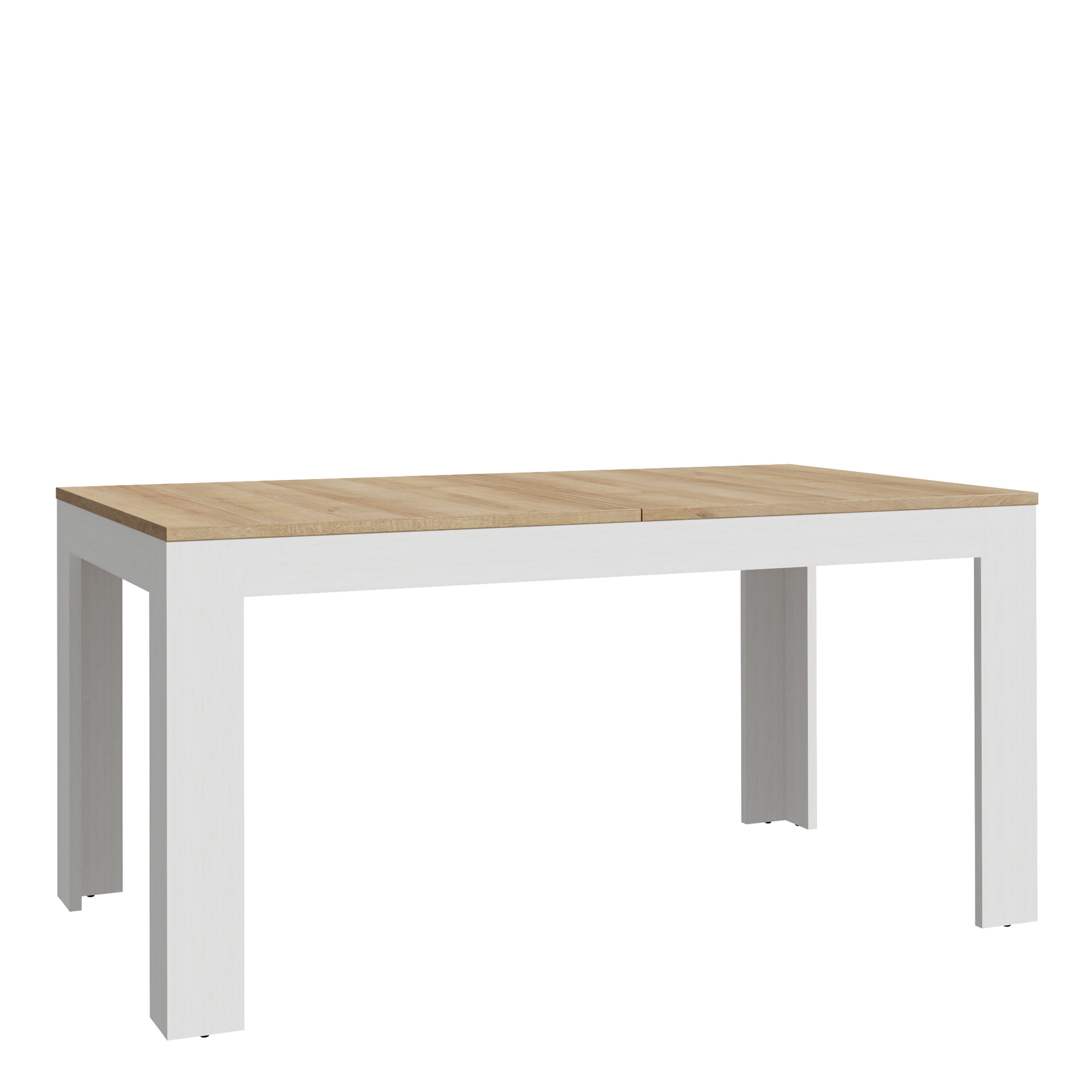Bohol Extending Dining Table 160-207cm in Riviera Oak/White – FTG