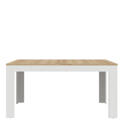 Bohol Extending Dining Table 160-207cm in Riviera Oak/White – FTG, view 2
