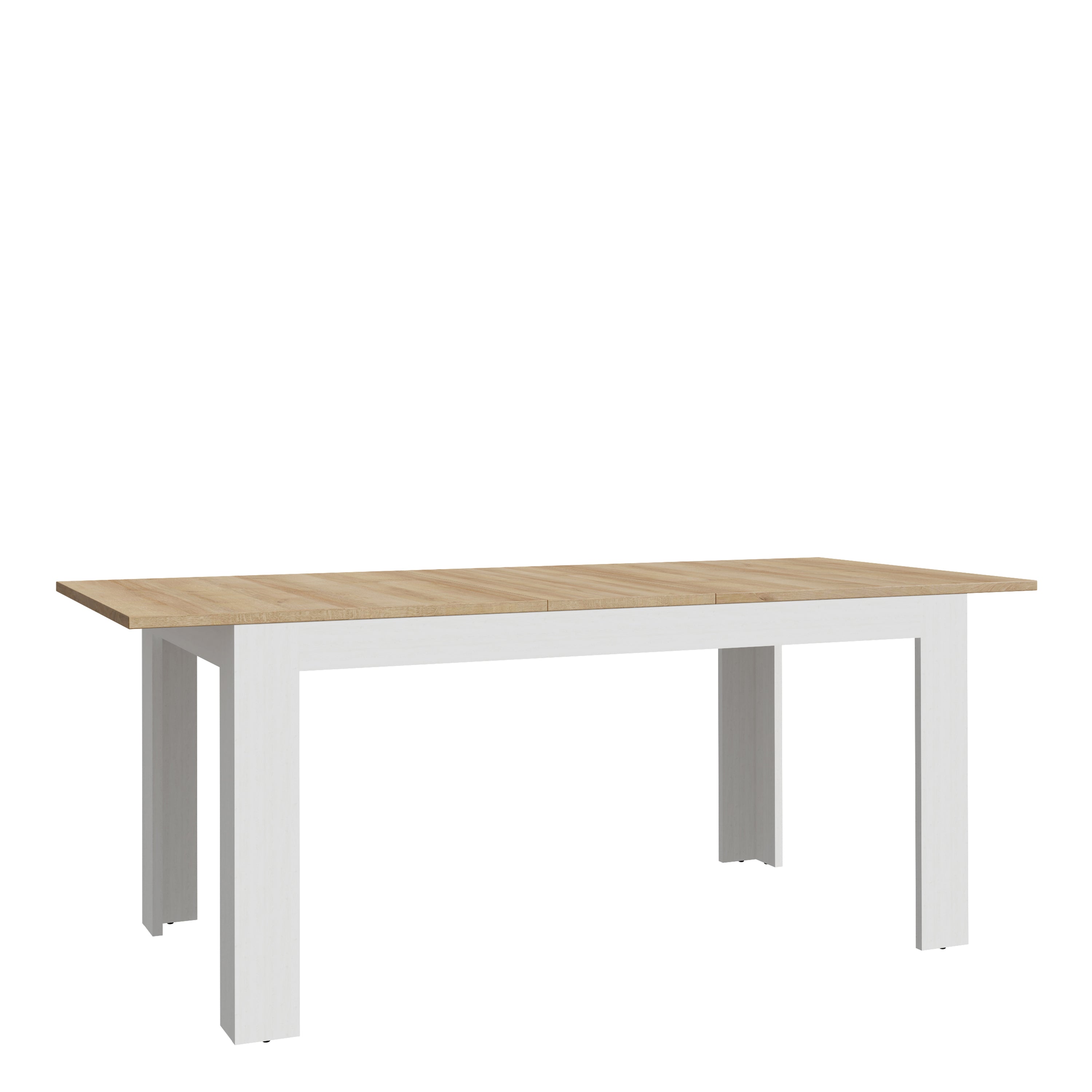 Bohol Extending Dining Table 160-207cm in Riviera Oak/White – FTG, view 3