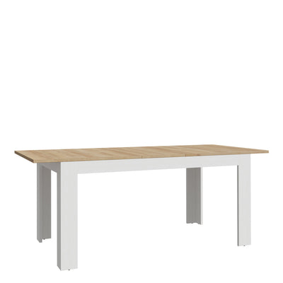 Bohol Extending Dining Table 160-207cm in Riviera Oak/White – FTG, view 3