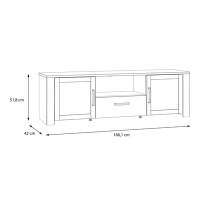 Bohol TV Unit Inc. LED Light in Riviera Oak/Grey Oak – FTG, view 8