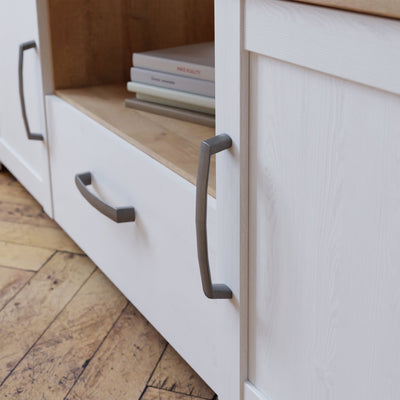 Bohol TV Unit inc. LED Light in Riviera Oak/White – FTG, view 8