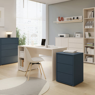 Alice Springs Desk with Open Shelf Storage in Sand