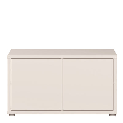 Alice Springs Bench with 2 Doors Push-to-Open in Sand
