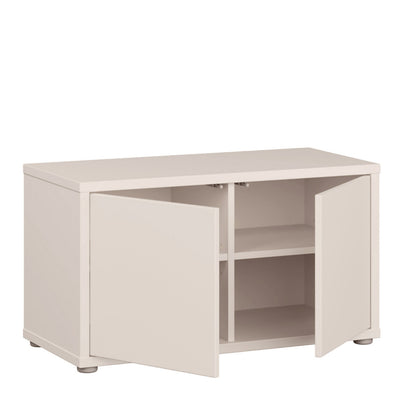 Alice Springs Bench with 2 Doors Push-to-Open in Sand