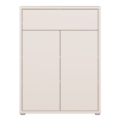 Alice Springs Shoe Cabinet with 2 Doors Push-to-Open & 1 Drawer Push-to-Open in Sand