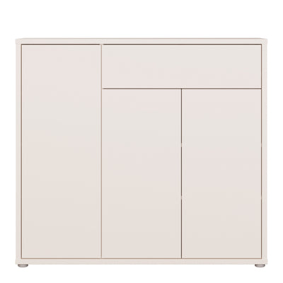 Alice Springs Shoe Cabinet with 3 Doors Push-to-Open & 1 Drawer Push-to-Open in Sand