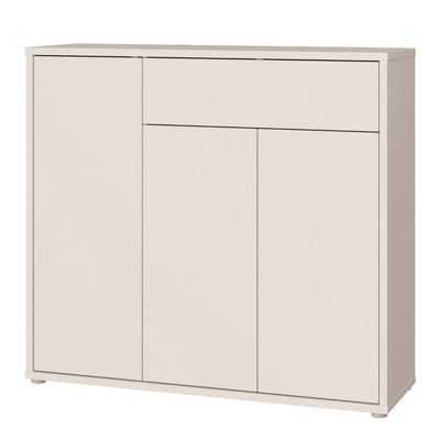 Alice Springs Sideboard with 3 Doors Push-to-Open & 1 Drawer Push-to-Open in Sand