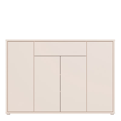 Alice Springs Sideboard with 4 Doors Push-to-Open & 1 Centralised Drawer Push-to-Open in Sand