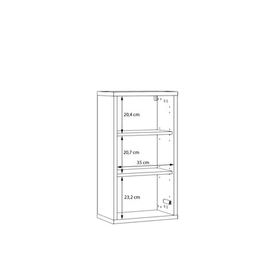 Alice Springs Hanging Storage Cupboard with 1 Door Push-to-Open in Taupe