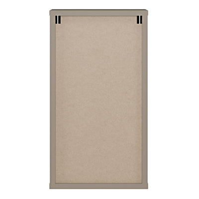 Alice Springs Hanging Storage Cupboard with 1 Door Push-to-Open in Taupe